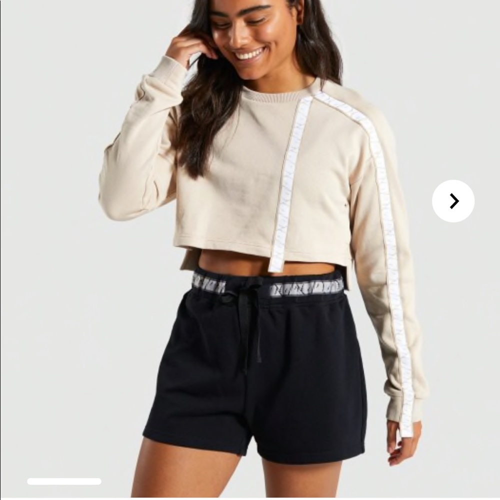 Gymshark 24/7 Cropped Sweater (Medium)